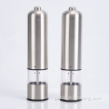 China salt and pepper electric stainless grinder with light Manufactory